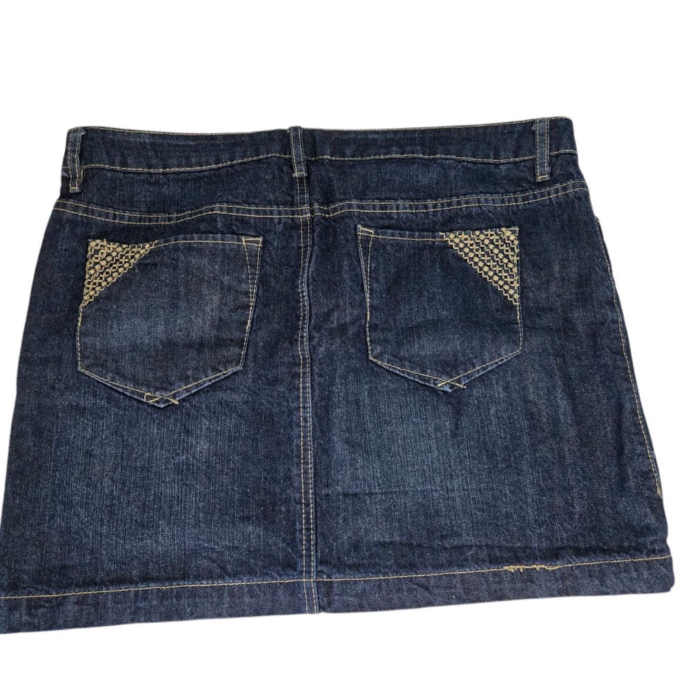 Route 66 Classic Fit  Denim Skirt - Picture 10 of 14
